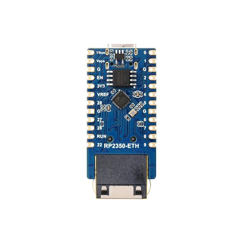 Scheda di Sviluppo Raspberry Pi RP2350-ETH con Ethernet, 4MB TCP/UDP, Sensore di Temperatura, Clock