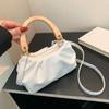 Hot Sale Fashion Versatile Sewing Thread Crossbody Bags  Light Luxury High Quality Solid Zipper PU Women's Handbags