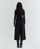 Peulleio Wholegarment Mock Neck Knit _ Black