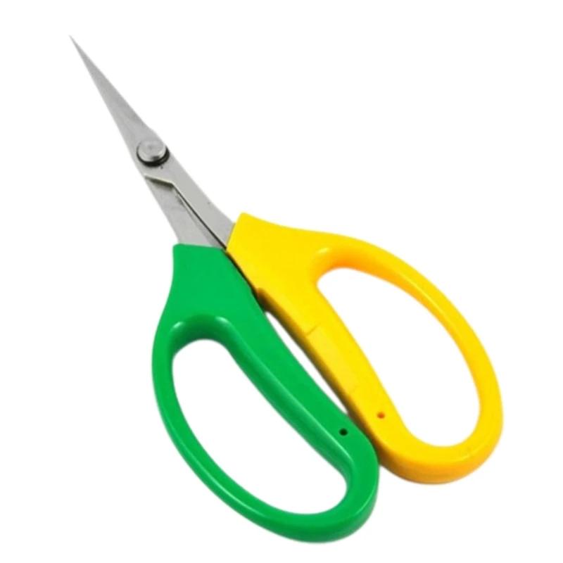 

Stainless Steel Elbow Garden Pruning Scissors - Special Clippers for Grape Thinning, Fruit & Household Vegetable Cutting