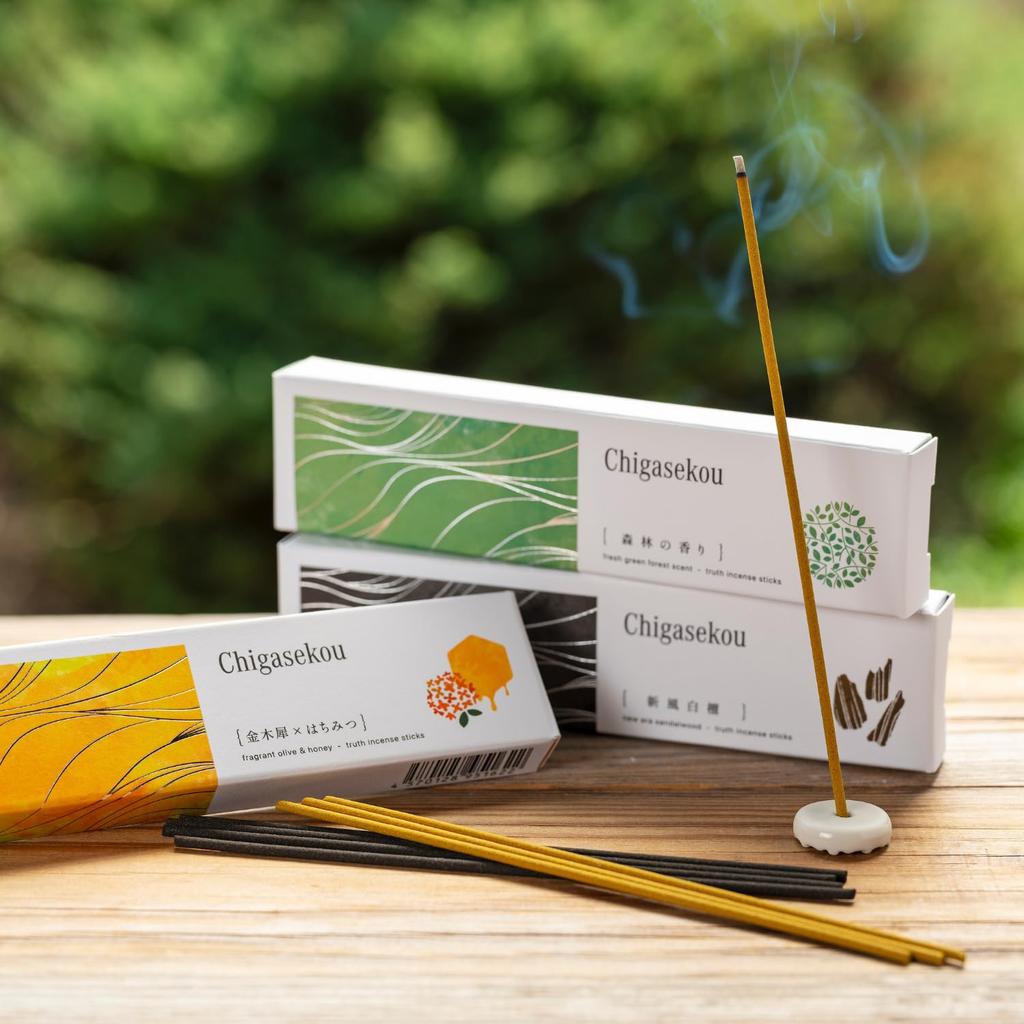 Senpuuka Incense Aroma Sticks Made in Japan Osmanthus x Fragrance Sticks Incense Osmanthus [Mixed Honey]
