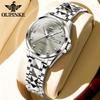 OUPINKE Women's Watch Luxury Automatic Diamond Scale Mechanical Fashion Clock Dual Calendar Waterproof Watch For Women 3262