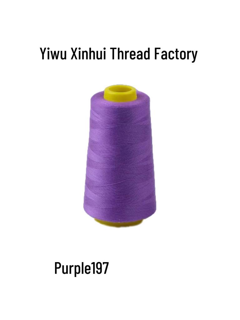 402 Polyester Sewing Thread, 3000 Yards, High-Speed, Multi-Color, Durable, In Stock
