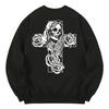KAN6312 Kmb0134 Yeomwon Fleece-Lined Sweatshirt - Black
