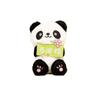 Charming Panda Keychain Plush Short Plush Stuffed Animal Bag Accessory