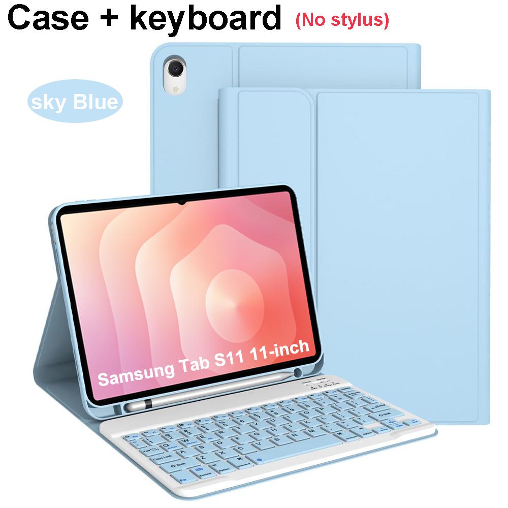 Case for Samsung Galaxy Tab S11 11-inch,Bluetooth Keyboard Cover for Galaxy S11 SM-X730/X736B,for Samsung Smart Stand Cover