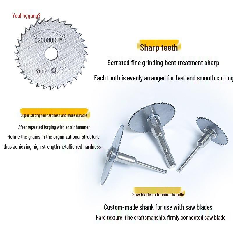 High-Speed Steel Circular Saw Blade for Handheld Drills and Grinders
