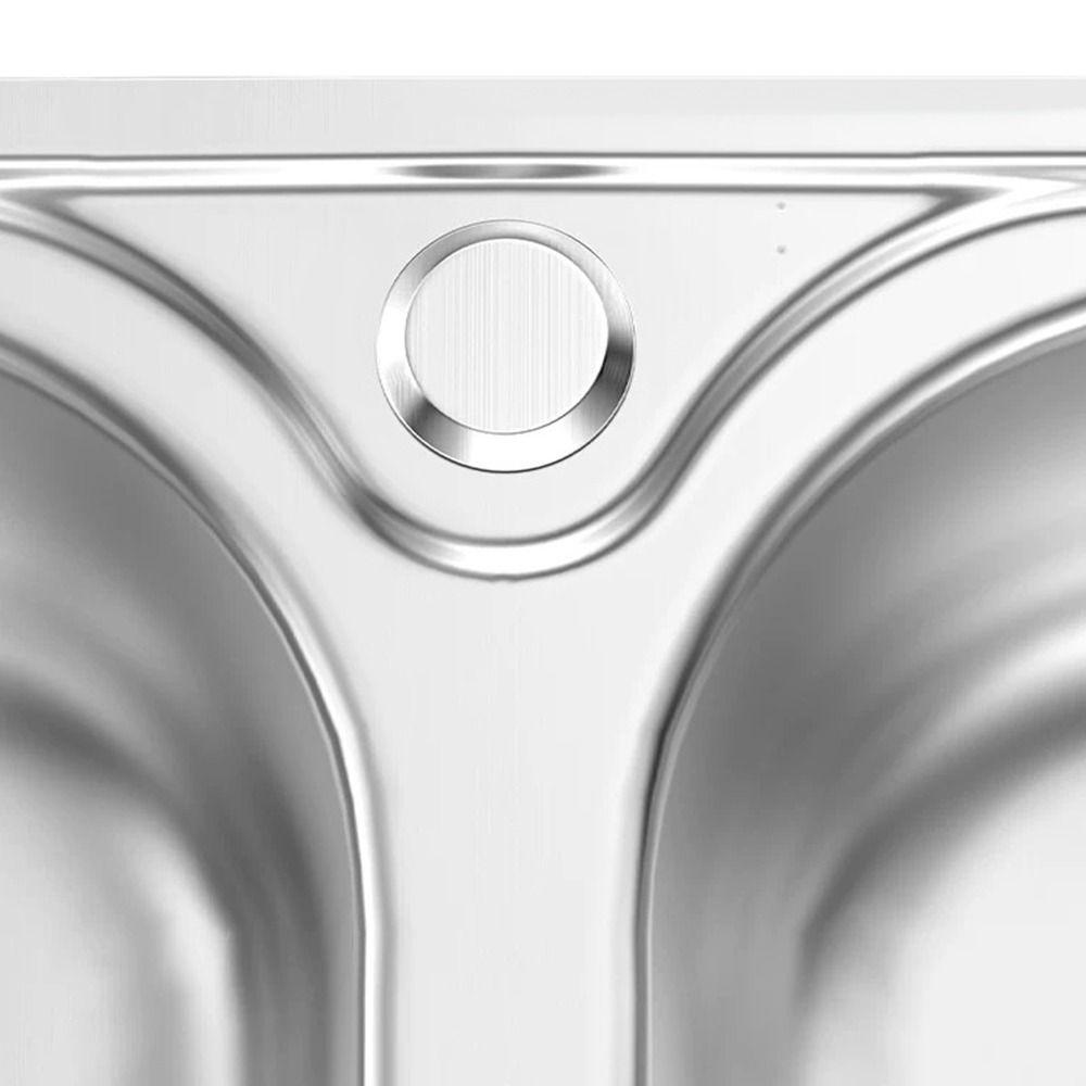 Silver Faucet Hole Cover Stainless Steel Faucet Decorative Covers Drainage Seal Plug  Bathroom