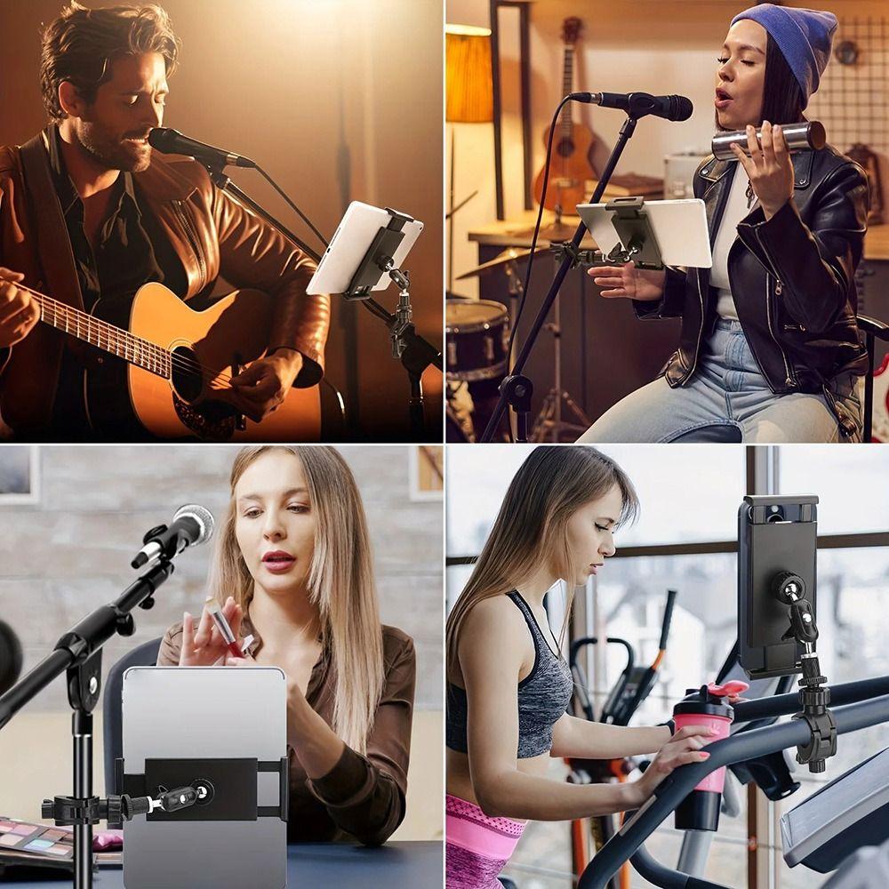 1/4 Thread Phone Holder 360-Degree Rotable Swivel Mount NEW Music Sheet Holder  Live Streaming