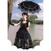 Gothique Lolita Halloween Gothique Noir Mori Girl Volants Été Thé École Culturel L [SSUPTEMBER2] Robe, Costume, Cosplay, Lolita, Style, Filles,