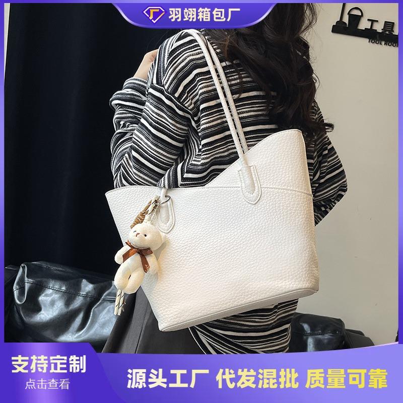 Bag women's new tote bag large bag shoulder bag commuter bag large capacity niche underarm women's bag