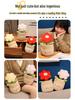 Creative Money Tree Plush Doll with Red Flower - Cute Ornament Gift for Women