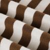 European & American Retro U-Neck Color Block Stripe Knit Sweater - Women's Casual Long Sleeve Top