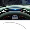Cover Trim Inner Dashboard Panel Decor 15-21 For Benz C-Class W205 Sliver Steel