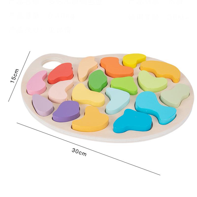 Children Color Shape Sorting Montessori Toys Geometry Sensory Shape Color Matching Puzzle Game Kids Early Education Learning Toy