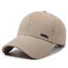 Spring And Autumn Middle-Aged And Elderly Hats Outdoor Travel Versatile Peaked Caps Sunshade Men'S Simple Casual Hard Top Baseball Caps