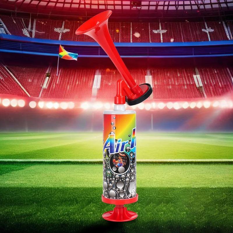 Taşınabilir Futbol Hava Coşku Borusu, El Tipi Yüksek Sesli Yeniden Kullanılabilir Hava Basınçlı Trompet, Futbol Şampiyonası ve Spor Etkinlikleri için Coşku Aracı