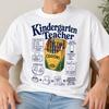Funny Kindergarten Teacher Shirt - Retro Education Careers Gift - Sarcastic Kindergarten Teacher Clothing