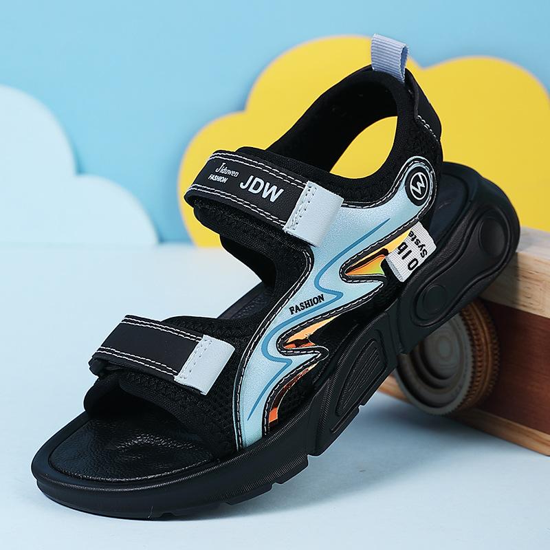 Summer Boys Fashion Sports Sandals Middle Big Kids Open Toe Beach Shoes size 28