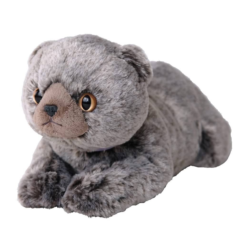 Sunlemon Knee Cat Scottish Fold Gray x x cm Stuffed Animal 17.5 12.6 33.2 P-8342