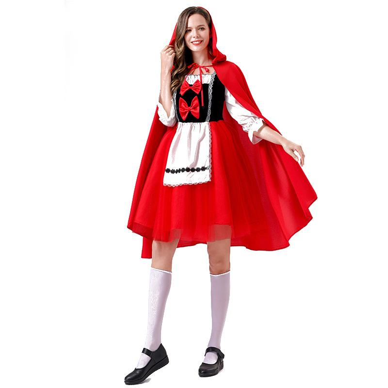 Cosplay Halloween cosplay plus size princess costume Little Red Riding Hood, castle queen costume Halloween costume game suit