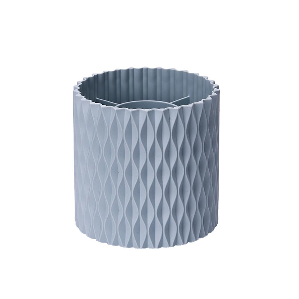 

Вращающееся на 360° ведерко для хранения кистей для макияжа, для удобства использования и хранения кистей и косметики небесно-голубой