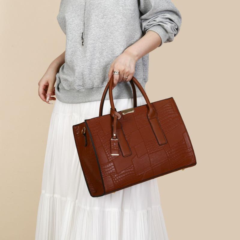 Bags Women's Premium Textured Commuter Handbags Large Capacity Fashion Women's Shoulder Bags