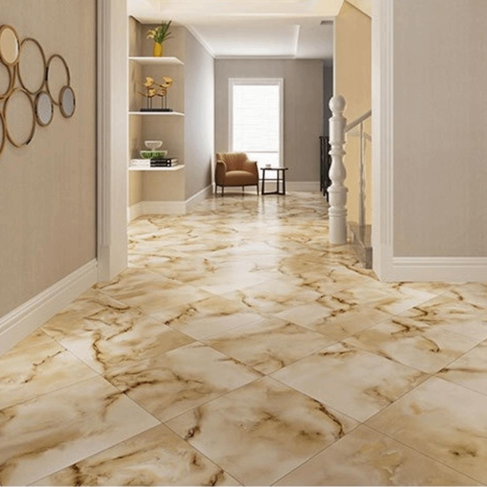 PVC Floor Wall Sticker Self Adhesive Vinyl Floor Tile Durable Wall Floor Decal  Kitchen Use