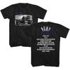 Aerosmith Pump Album Tracklist Men's T Shirt Rock Band Concert Tour Merch