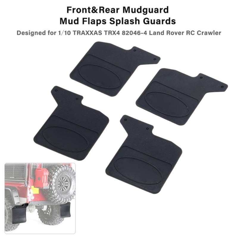Sturdy RC Car Replaceable Fenders Mud Flaps for 1/10 TRX4 82046-4 RC Crawler Car Guard Parts