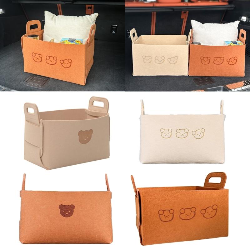 Foldable Car Home Storage Box with Sufficient Space Detachable Organizers Box