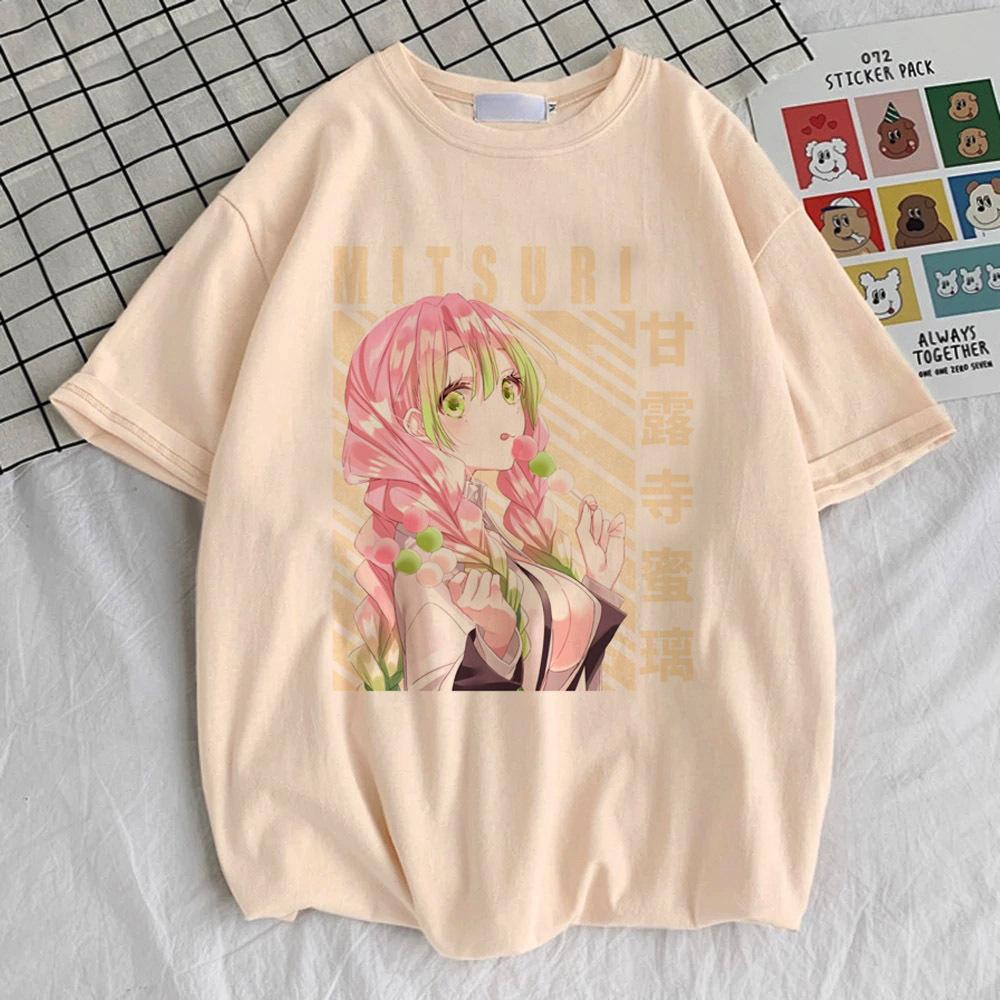 

Mitsuri top tees girl Pop Culture Retro Punk 2000s top tees Psychedelic Gothic korean clothes harajuku Breathable 4XL