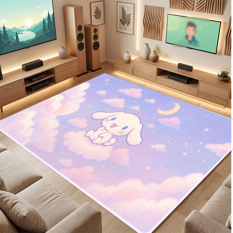Cinnamoroll Rug Soft Thick Non Slip Floor Carpet for Bedroom Living Room Home Decor