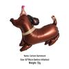 Matte Aluminum Capybara Cartoon Balloons for Kids' Birthday Party Decorations