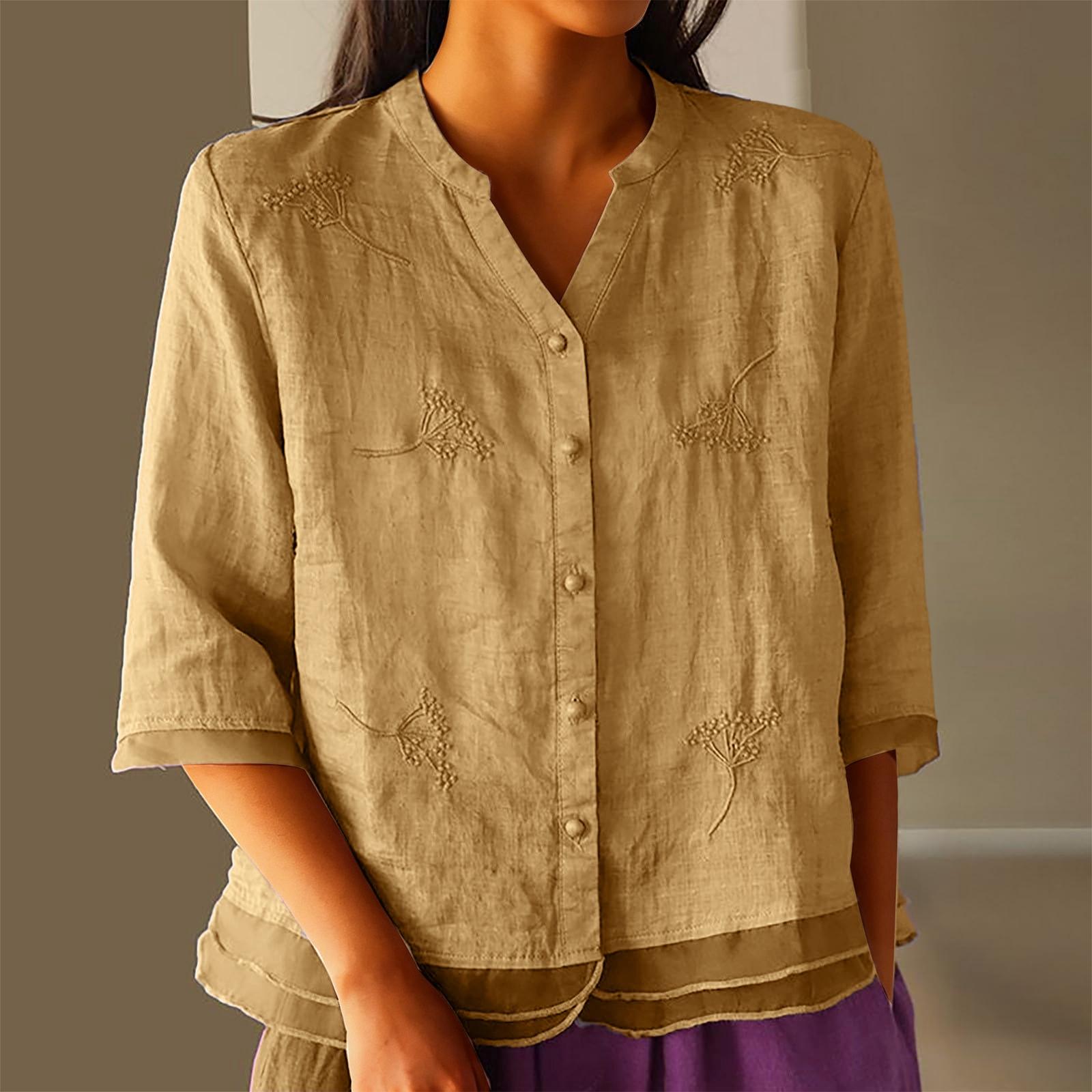 Женский -цвет Модный Повседневный Топ L