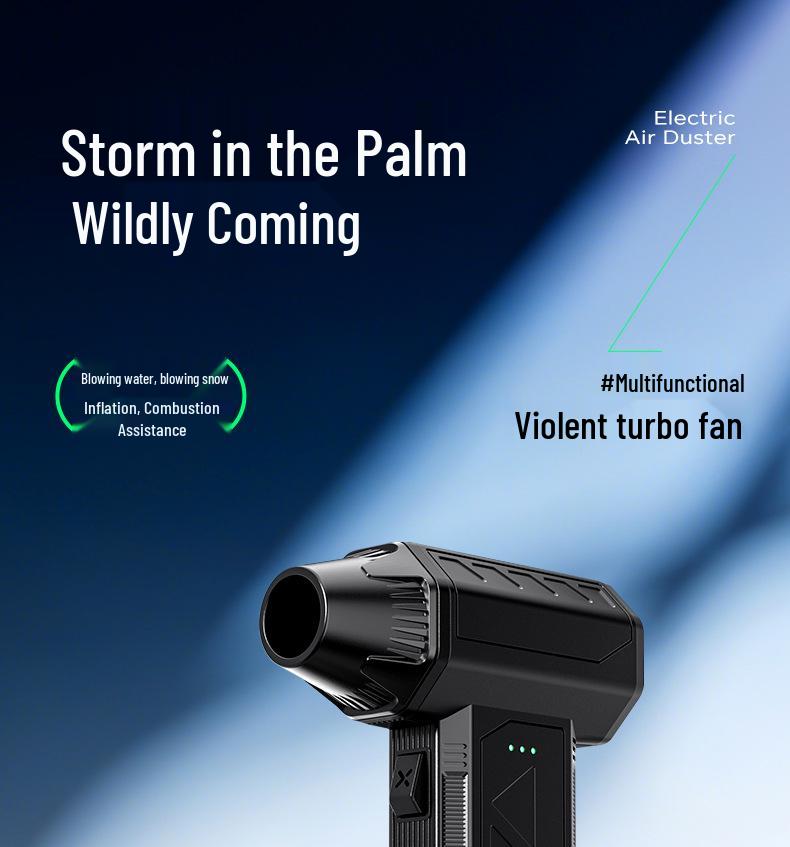 Portable Rechargeable Leaf and Water Blower with Long Battery Life – New Model