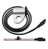 CNC Aluminum Waterproof Motorcycle USB Charger Power Adapter Socket w/ Voltmeter