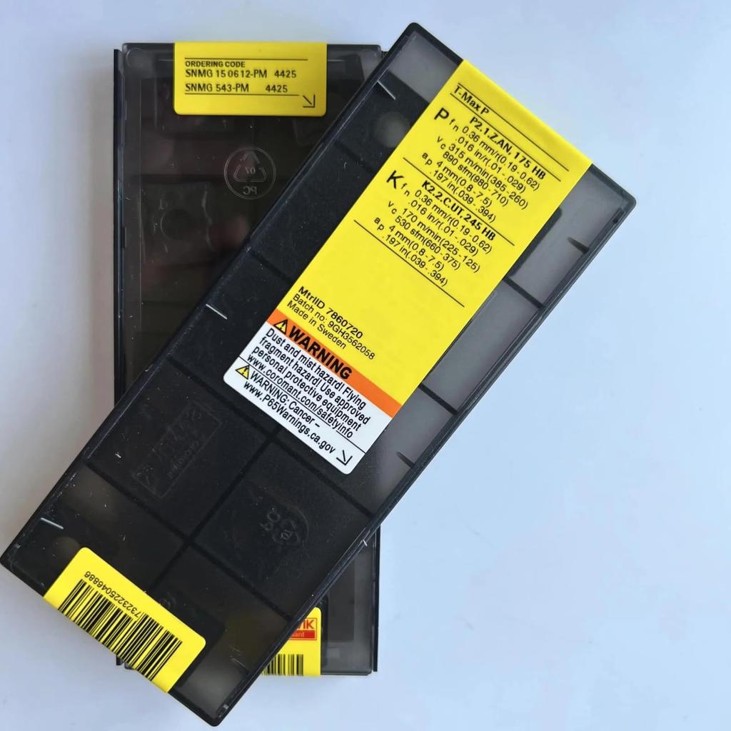 Original Sandvik / SNMG150612-PM 4425  / CNC Lathe Carbide Blade 10 PCS