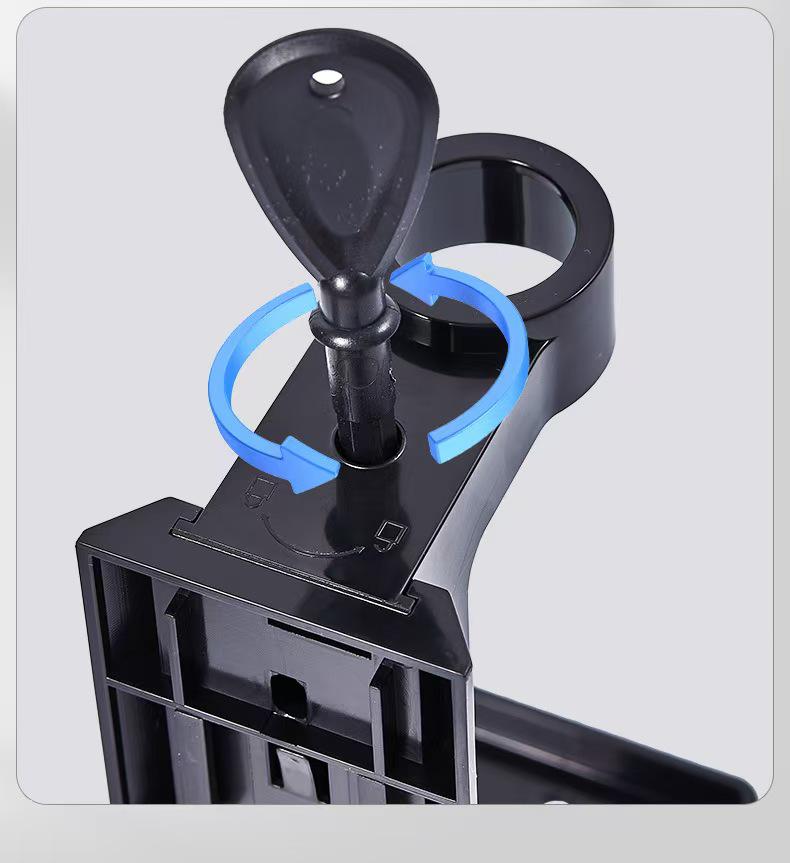 Wall-Mounted Bathroom Dispenser for Soap, Sanitizer, Shampoo, and Shower Gel - No-Drill Installation.