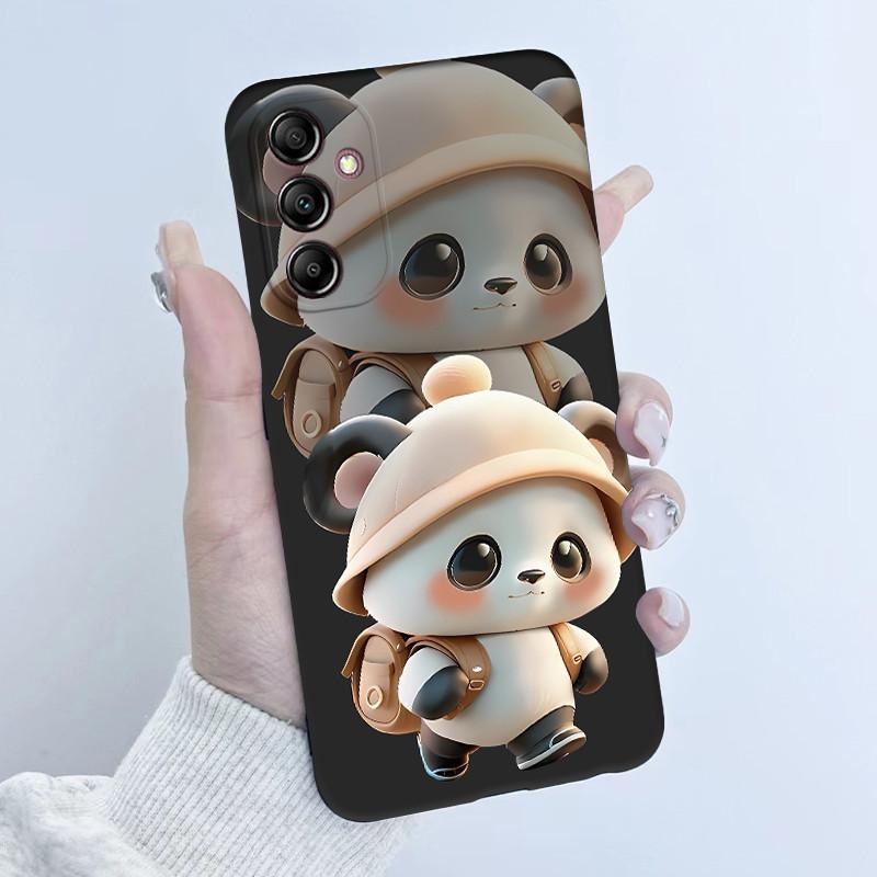 For Samsung Galaxy A14 4G Case A145 Soft TPU Silicone Cover Cute Astronaut Panda Phone Case For Samsung A14 5G A146B Coque Funda