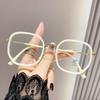 Candy Macaron Color Glasses Frame For Women Myopia Glasses Round Face Without Makeup Personality Glasses Frame