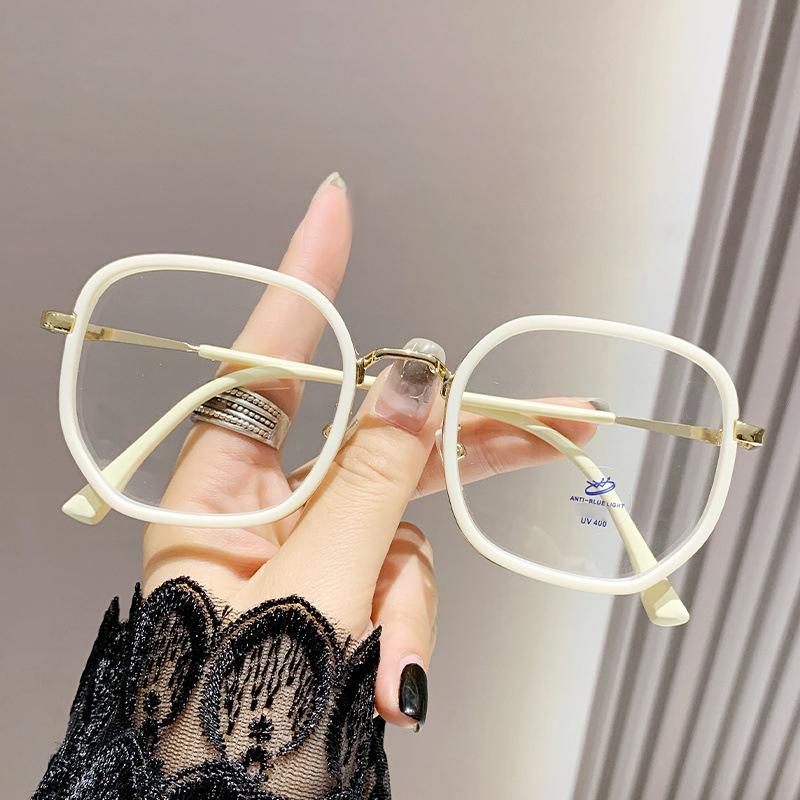 Candy Macaron Color Glasses Frame For Women Myopia Glasses Round Face Without Makeup Personality Glasses Frame