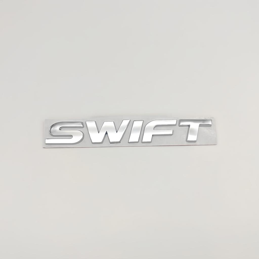 1pc 3d Metal  Swift Badge Sticker Car Rear Trunk Logo Emblem Decal for Swift