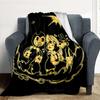 1 Stück Bendy and the Ink Machine Outdoor Flanell-Kuscheldecke - HD-Druck Leichte Weiche Warme Ganzjahresdecke für Sofa, Bett, Reisen, Camping 029