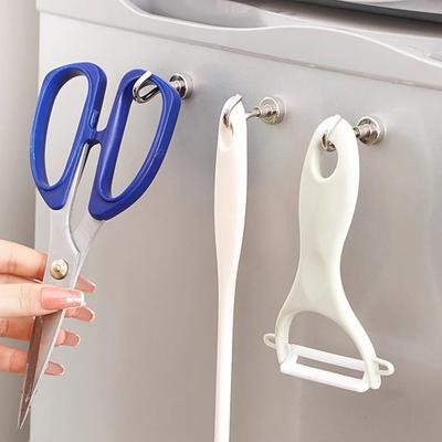 Magnetic Hook No Drill Convenient To Move Hook Without Marks Removable Base Design Hook for Refrigerator Iron Doors