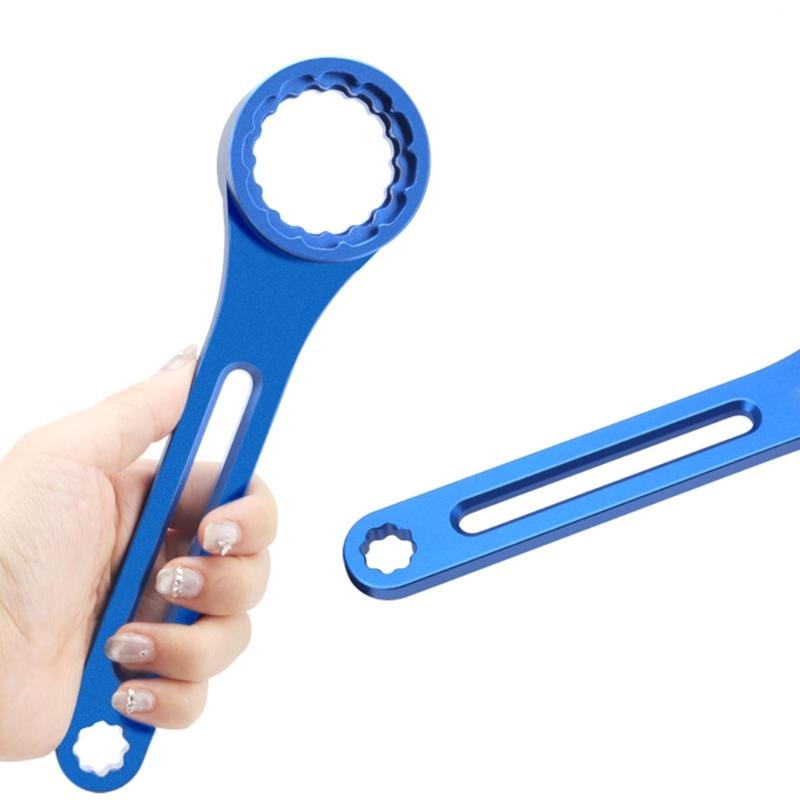 6 in 1 Road Bike Bottom Bracket Wrench Tool Bearing Cup Removal Install Tool Bicycles Bottom Bracket Extractors Tool