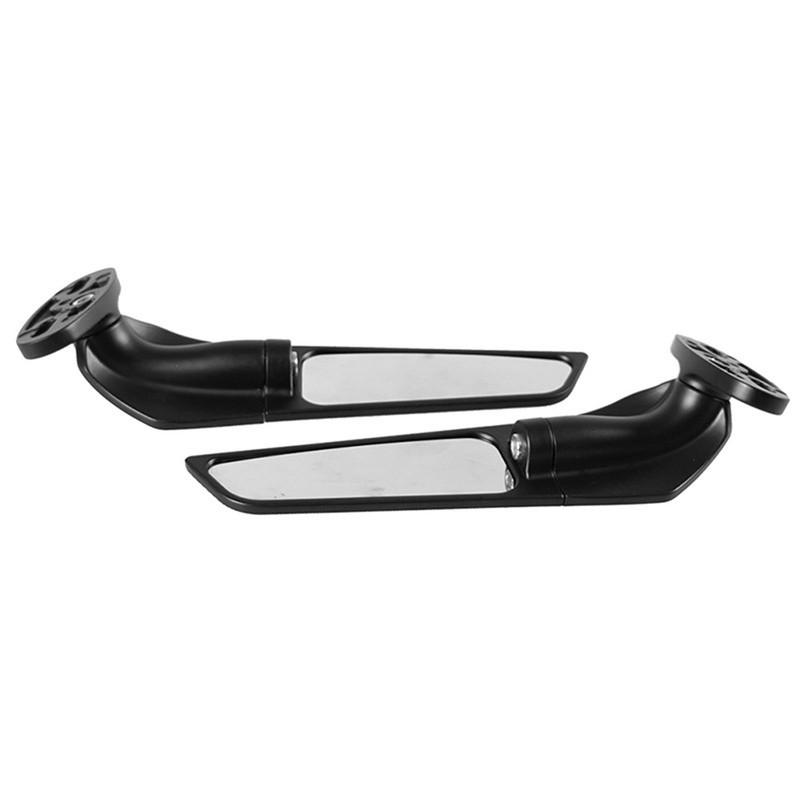 Motorcycle Modified Rearview Mirrors Wind Wing Adjustable Rotating Side Mirror for Kawasaki ZX6R ZX10R ZX12R Ninja 250 300