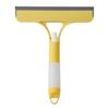 Three-in-One Glass & Mirror Cleaning Tool: Double-Sided Squeegee and Brush