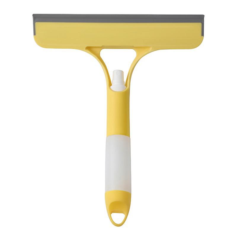 Three-in-One Glass & Mirror Cleaning Tool: Double-Sided Squeegee and Brush