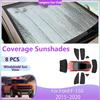 Full Car Sun Shade Parasol Coverage for Ford F-150 2015– Mat Visor Side Window Sunshade Cover Anti UV Pad Accessories.